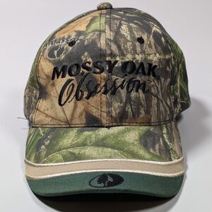 Mossy Oak Obsession Camo Baseball Style StrapBack Cap Hat